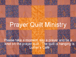 lutheran prayer quilt